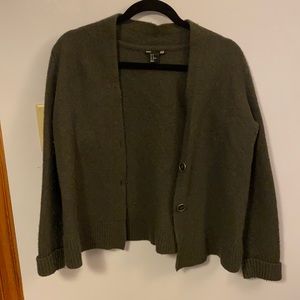 Soft Wool Green Cardigan